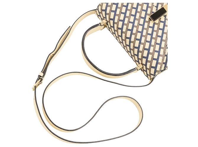 Valextra Iside Mini Borsa a tracolla/Borsa a mano 2-Way Bianco Multicolore - vista 7