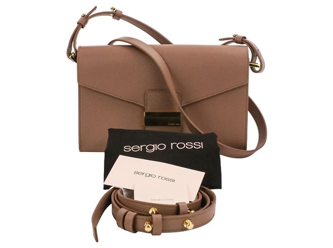 Borsa a tracolla Sergio Rossi SR1 Messenger Marrom - vista 11