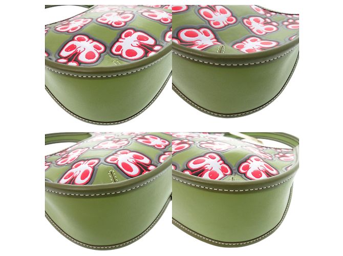 Borsa Coach Coachtopia Ergo Butterfly Print Rosso Verde Verde oliva - vista 9