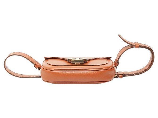 Borsa a tracolla Tod's T-Timeless Marrone - vista 3