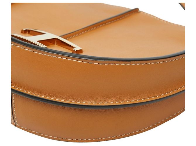 Borsa a tracolla singola Tod's T-Timeless Hobo Marrone - vista 5