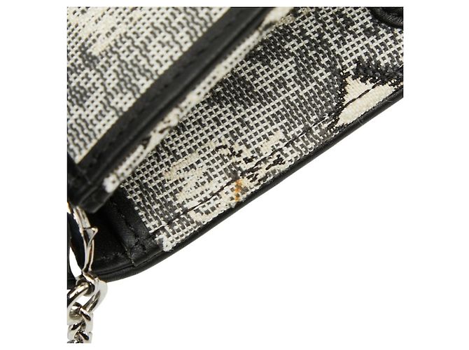 MCM Vintage Monogram Jacquard Schultertasche mit Kette Braun Mehrfarben - Ansicht 8