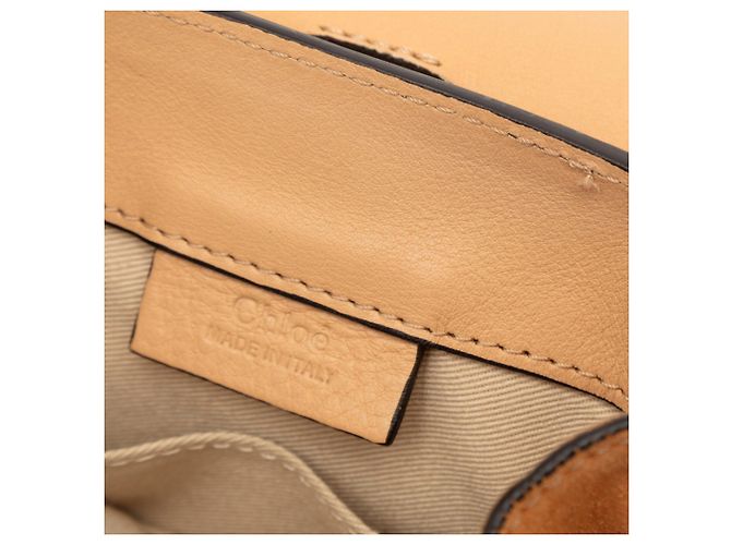 Zaino/Borsa 2 in 1 Chloé Faye Beige Grigio - vista 8