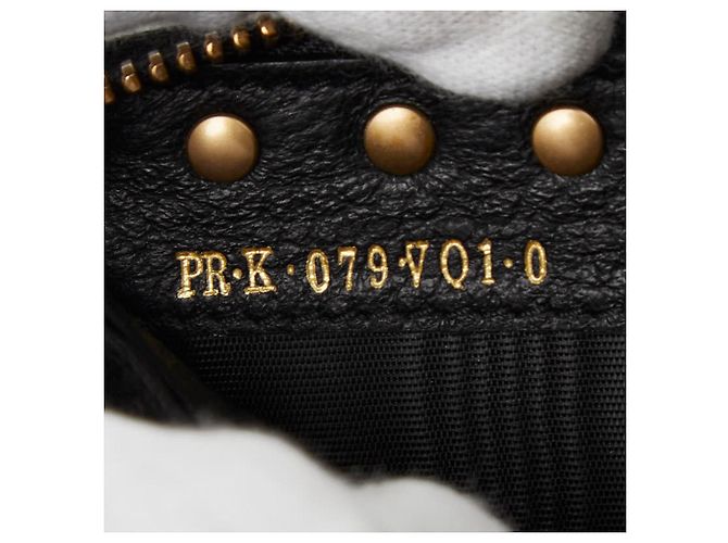 Cartera larga con cremallera redonda Valentino Rockstud Negro - vista 8