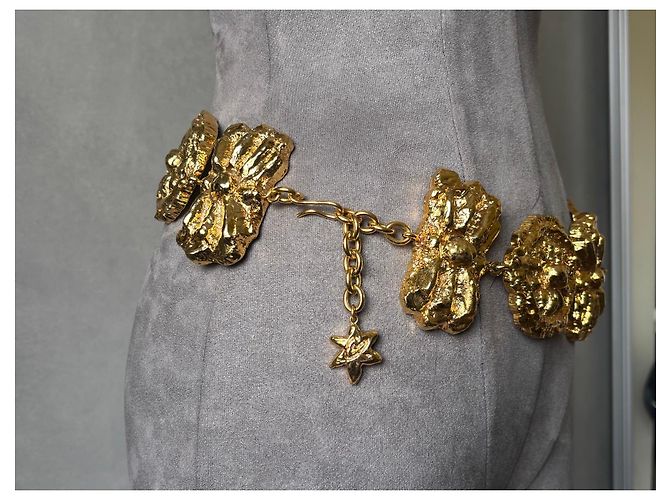 Cinturón de cadena Christian Lacroix dorado con estrella - vista 4