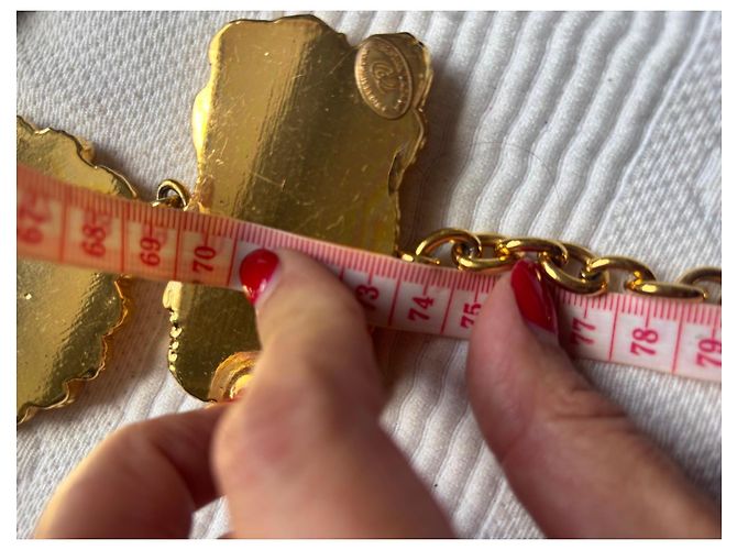 Cinturón de cadena Christian Lacroix dorado con estrella - vista 8