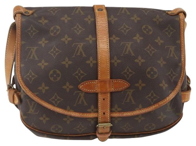 Louis Vuitton Saumur Monogram Canvas Marron - vue 2