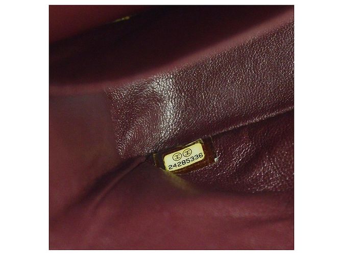 Chanel Classic Double Flap Quilted Lambskin Medium Nero - vista 7