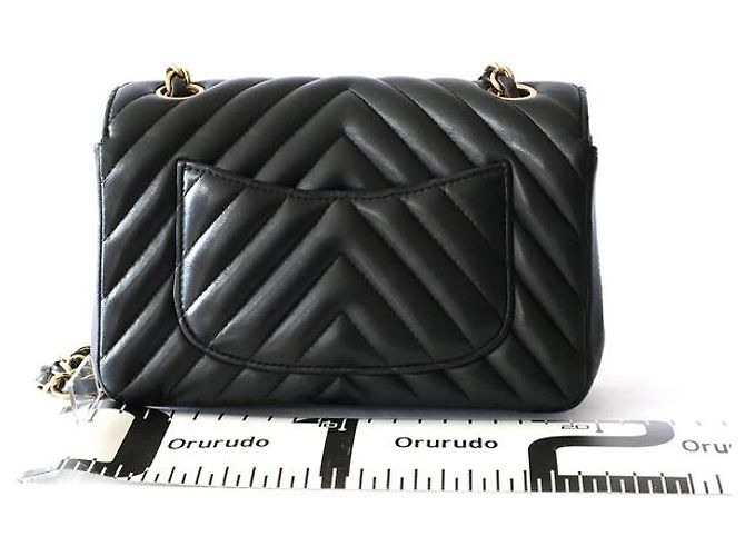 Chanel Shoulder Suede Patchwork Medium Negro - vista 5