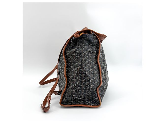Mallette Goyard Saint Leger en toile enduite Noir - vue 5