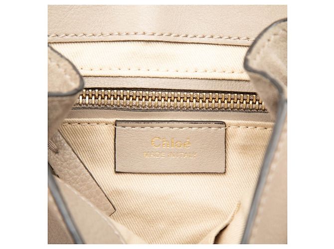 Mochila Chloé Chloe Faye Backpack Marrom - vista 5