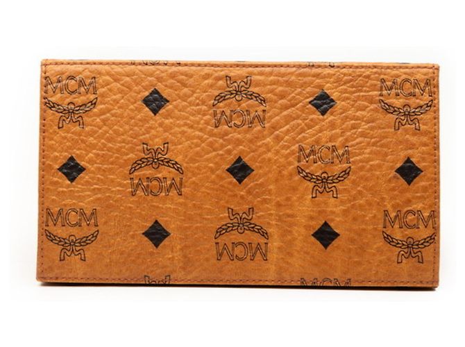 MCM Handtasche aus Leder in Cognac Brown Braun - Ansicht 3