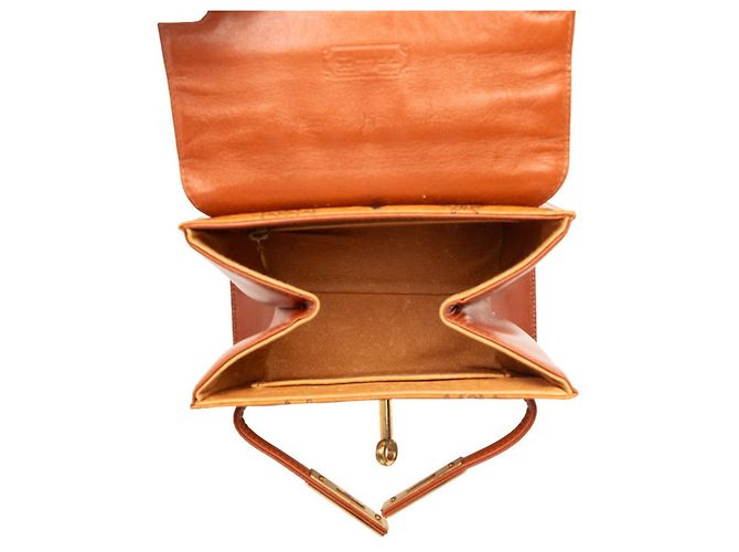 MCM Handtasche aus Leder in Cognac Brown Braun - Ansicht 5