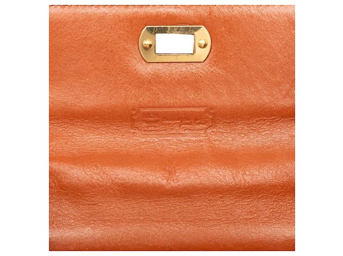 MCM Handtasche aus Leder in Cognac Brown Braun - Ansicht 6
