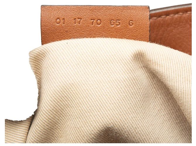 Zaino Chloé Chloe Faye in pelle e camoscio marrone - vista 6