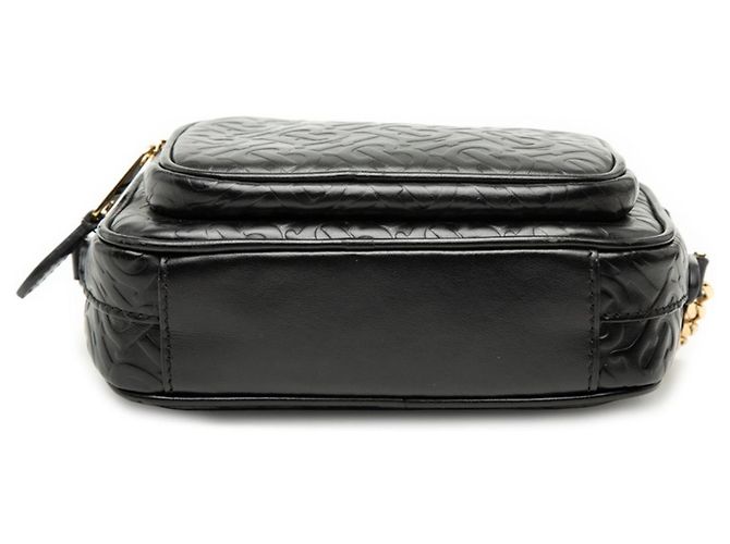 Borsa a tracolla con catena Burberry TB Logo Nero - vista 3