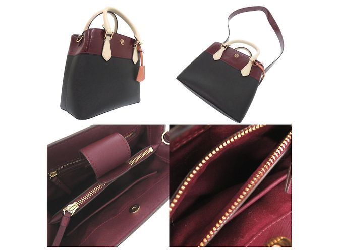 Bolso Tote Tory Burch Robinson de triple compartimento Negro - vista 5