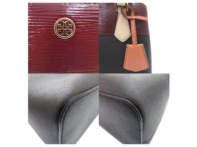 Bolso Tote Tory Burch Robinson de triple compartimento Negro - vista 7