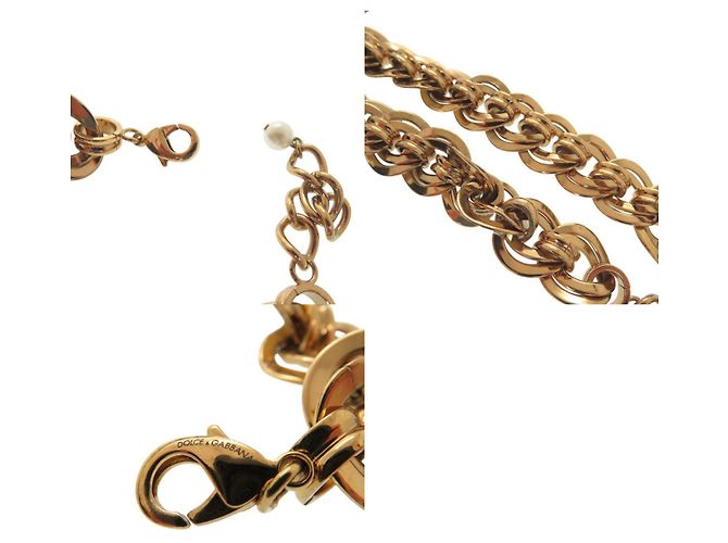 Dolce & Gabbana AMORE Perlenkette Golden - Ansicht 10