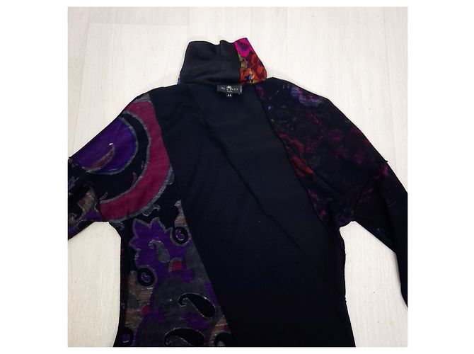 Etro Milano Maxikleid mit floralem Print Schwarz Mehrfarben - Ansicht 11