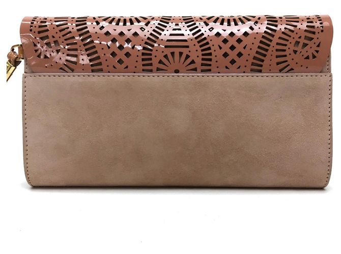 Sergio Rossi Clutch Pink Beige - Ansicht 2