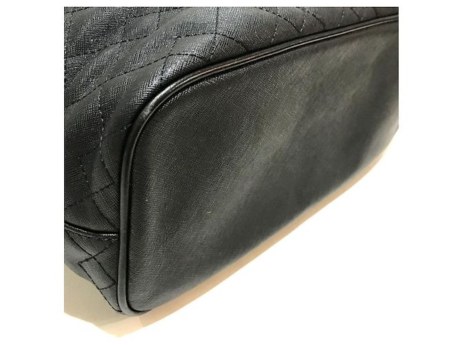 Bolsa de ombro em couro acolchoado Marc by Marc Jacobs Preto - vista 5