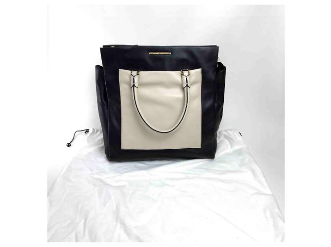 Marc by Marc Jacobs Bicolor Tote Bag Schwarz Beige - Ansicht 10