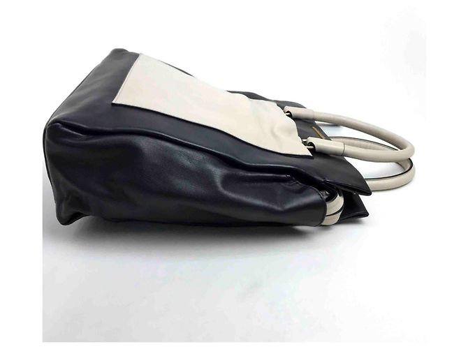 Marc by Marc Jacobs Bicolor Tote Bag Schwarz Beige - Ansicht 4