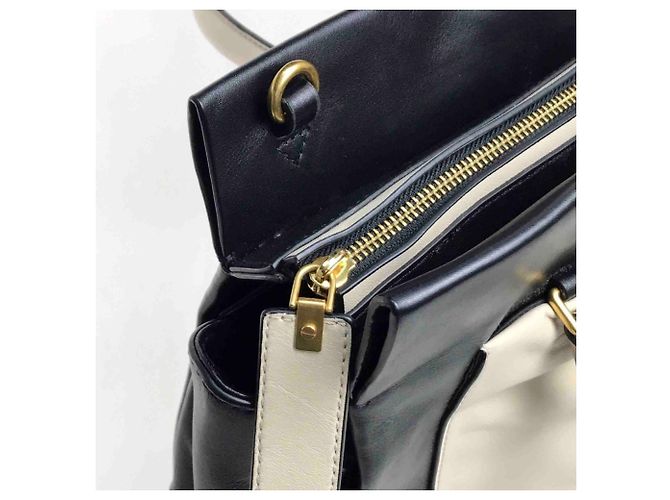 Marc by Marc Jacobs Bicolor Tote Bag Schwarz Beige - Ansicht 6