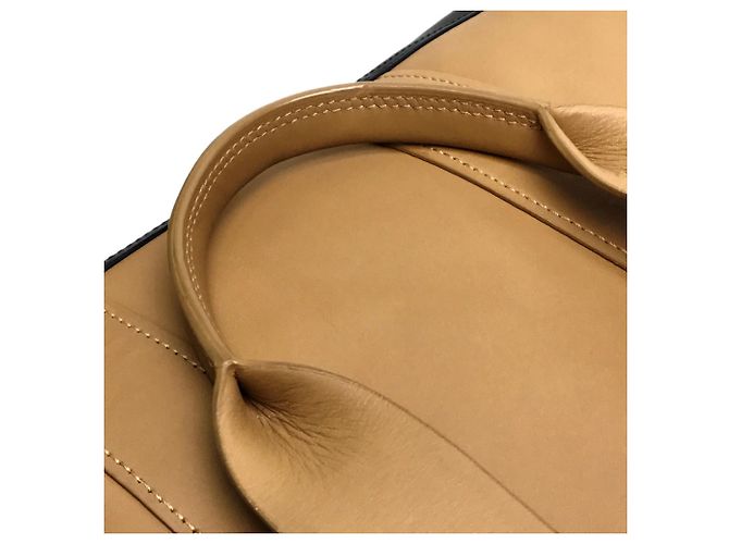 3.1 Phillip Lim Bicolor Leder Handtasche Schwarz Beige - Ansicht 11