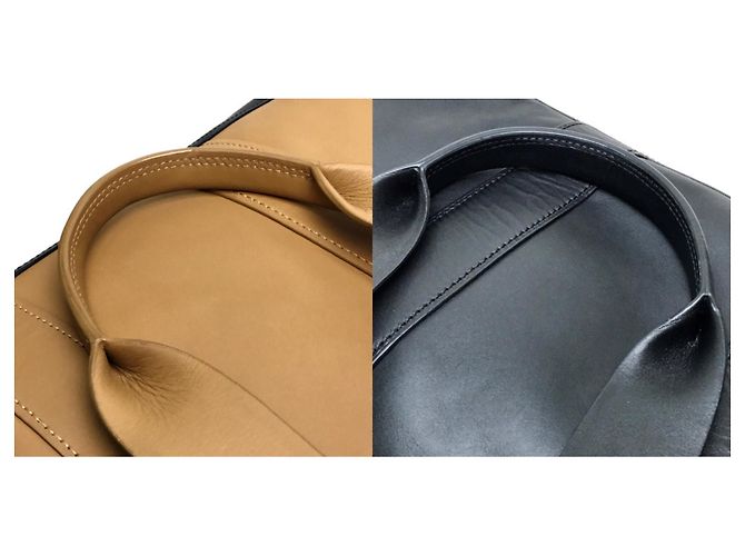 3.1 Phillip Lim Bicolor Leder Handtasche Schwarz Beige - Ansicht 13