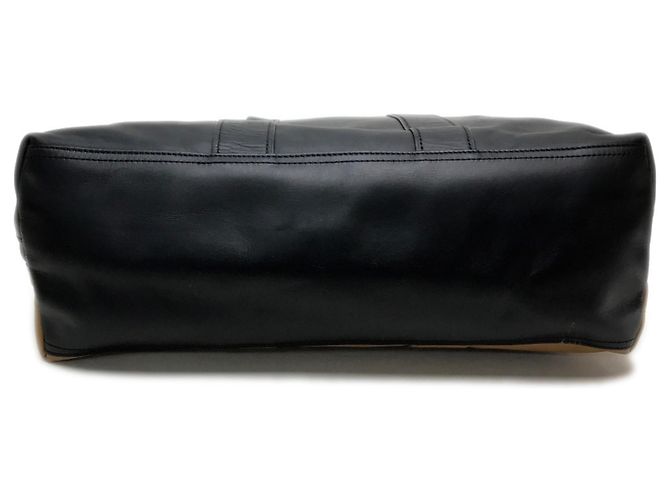 3.1 Phillip Lim Bicolor Leder Handtasche Schwarz Beige - Ansicht 5