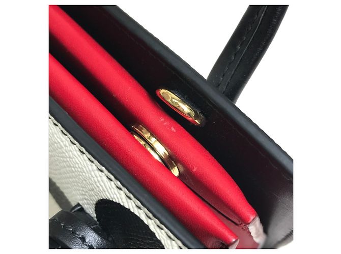 Bolsa Mini 2-Way de Bolinhas Dolce & Gabbana Preto Branco Vermelho - vista 11