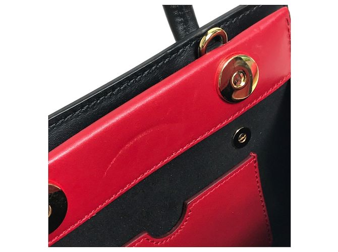 Bolsa Mini 2-Way de Bolinhas Dolce & Gabbana Preto Branco Vermelho - vista 9