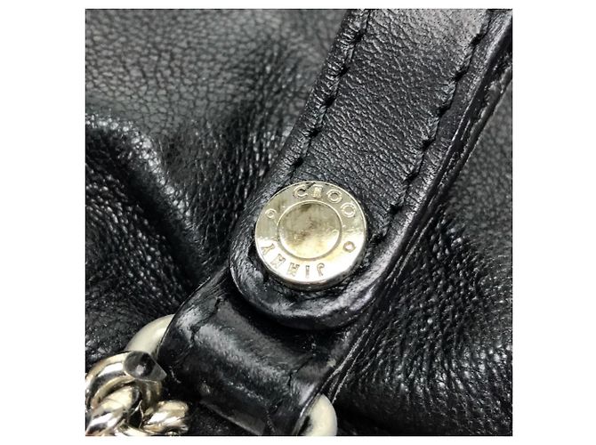 Borsa a tracolla in pelle trapuntata Jimmy Choo Nero - vista 8