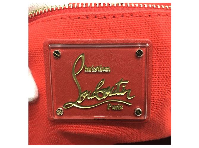 Borsa a tracolla in pelle marrone Christian Louboutin - vista 10