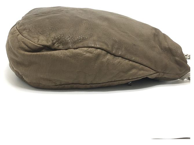 Borsa a tracolla in pelle marrone Christian Louboutin - vista 3