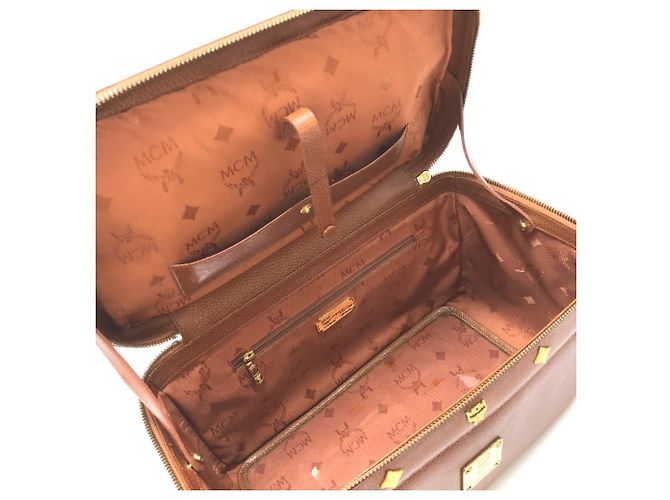 Bolsa Vanity MCM em couro castanho Marrom - vista 6