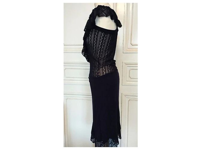 Vanessa Bruno Vestido de Punto Couture Papillon Morado oscuro - vista 19