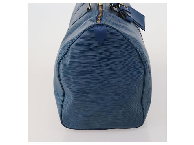 mala Louis Vuitton Keepall Epi Leather 50 Azul - vista 4