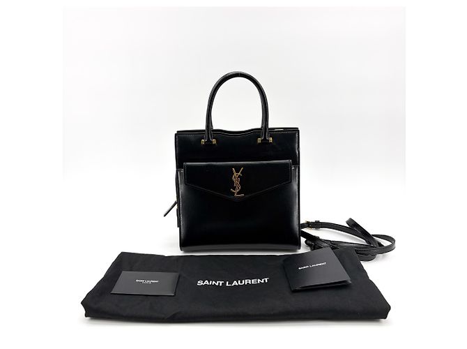 Autre Marque Borsa a tracolla Saint Laurent Uptown in pelle Mini Nero - vista 2