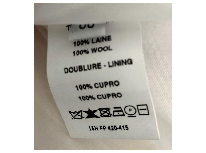 Cacharel Cream Wool Openwork Polka Dot Dress - view 8