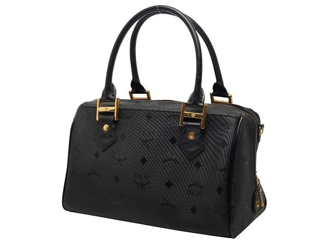 Borsa a mano e borsa a tracolla MCM Visetos Nero - vista 2