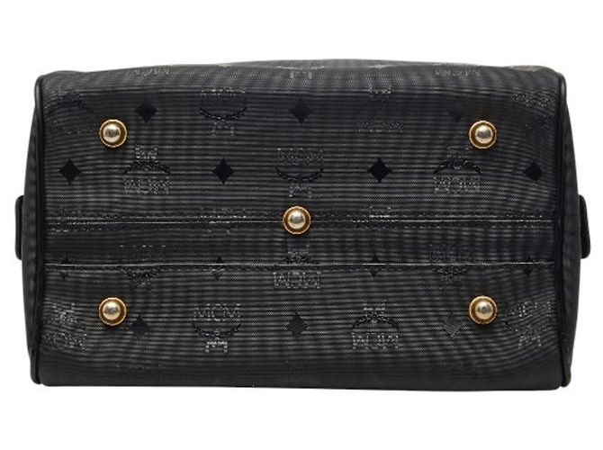 Borsa a mano e borsa a tracolla MCM Visetos Nero - vista 3