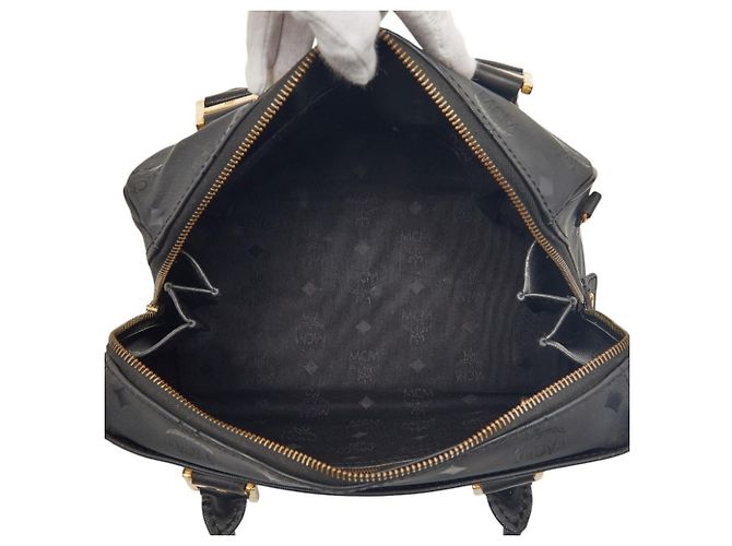 Borsa a mano e borsa a tracolla MCM Visetos Nero - vista 8