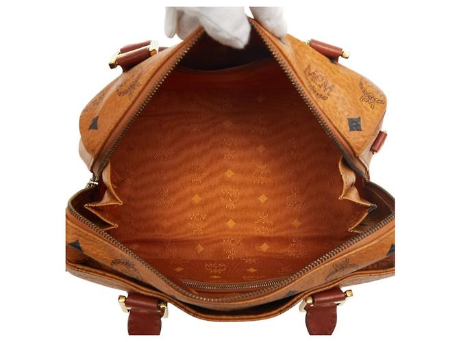MCM Visetos Monogram Handtasche Braun - Ansicht 11