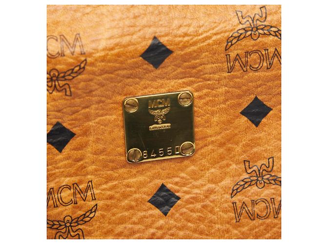 MCM Visetos Monogram Handtasche Braun - Ansicht 12