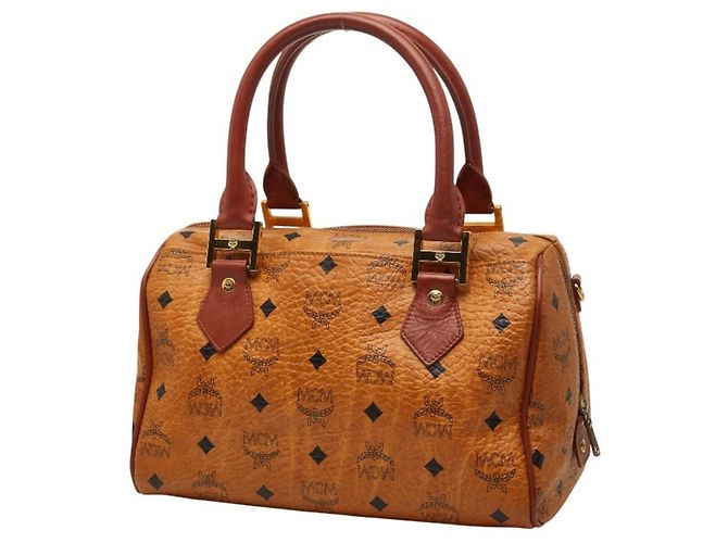 MCM Visetos Monogram Handtasche Braun - Ansicht 2