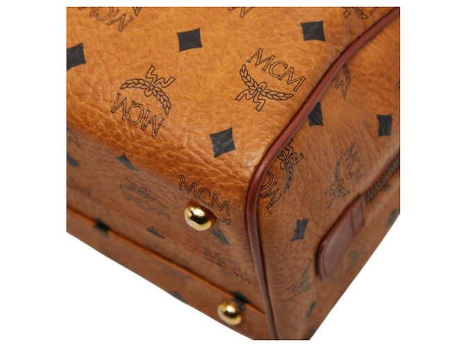 MCM Visetos Monogram Handtasche Braun - Ansicht 4