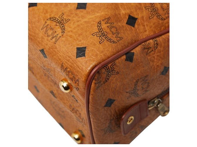 MCM Visetos Monogram Handtasche Braun - Ansicht 6